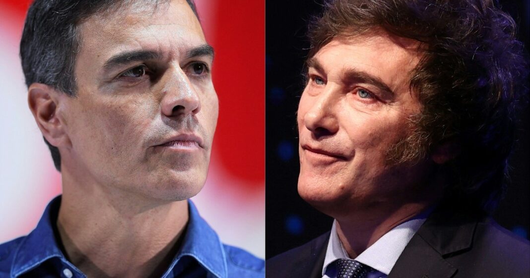 milei-cruzo-a-pedro-sanchez-por-anunciar-una-suba-de-impuestos-para-los-mas-ricos-en-espana:-“el-socialismo-es-una-enfermedad-del-alma-aberrante”